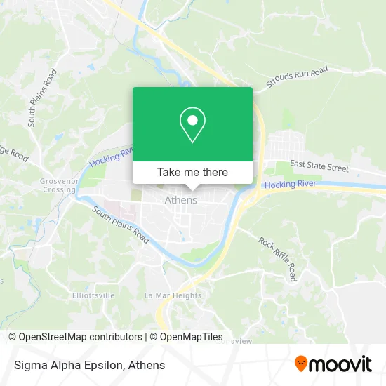 Sigma Alpha Epsilon map