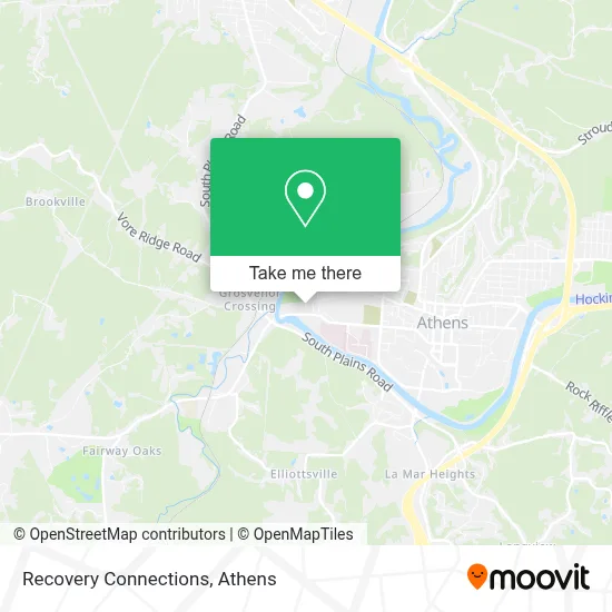 Recovery Connections map