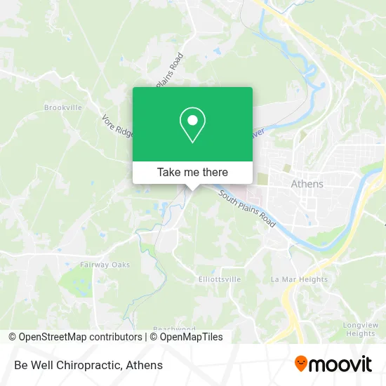 Be Well Chiropractic map