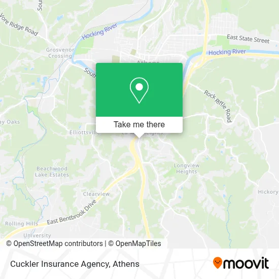 Cuckler Insurance Agency map