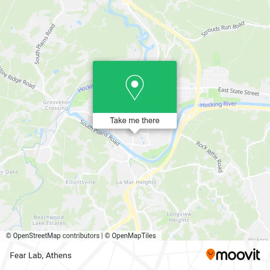 Fear Lab map