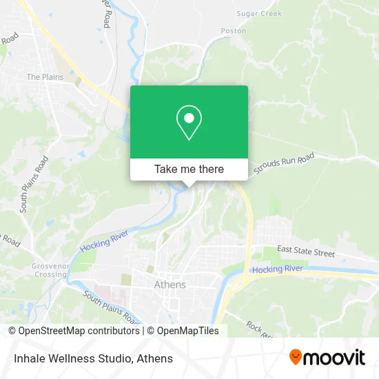 Inhale Wellness Studio map