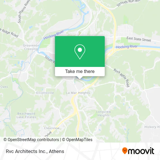 Rvc Architects Inc. map