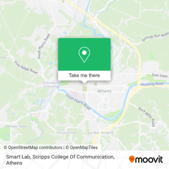 Smart Lab, Scripps College Of Communication map