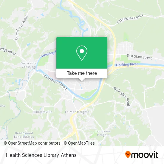 Health Sciences Library map