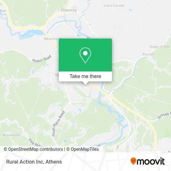 Rural Action Inc map