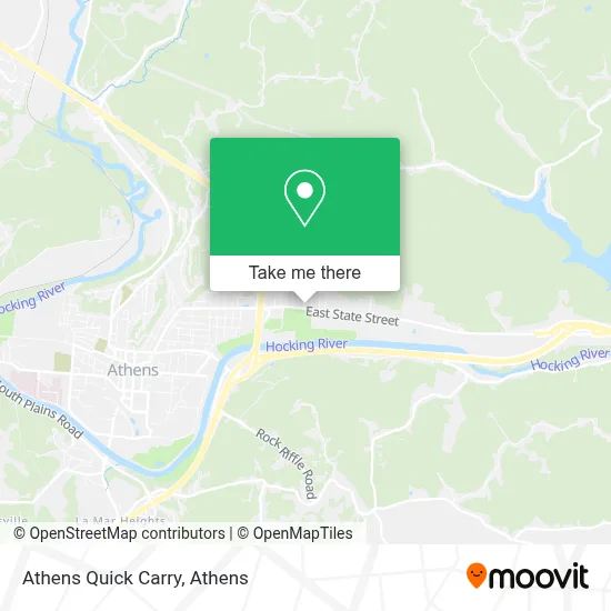Athens Quick Carry map
