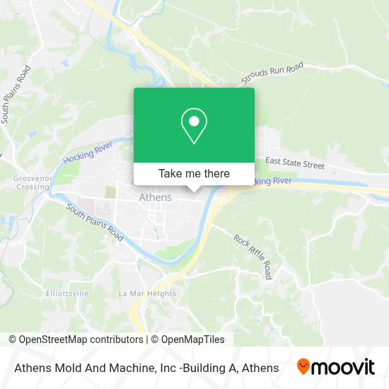 Athens Mold And Machine, Inc -Building A map