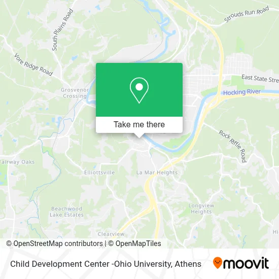 Child Development Center -Ohio University map