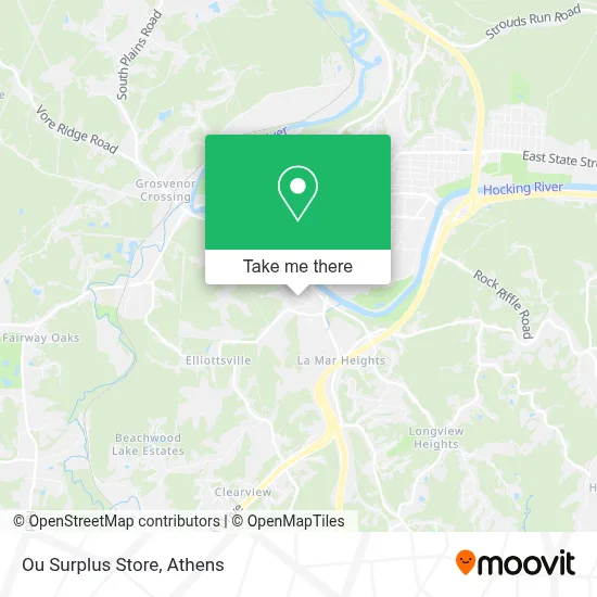 Ou Surplus Store map