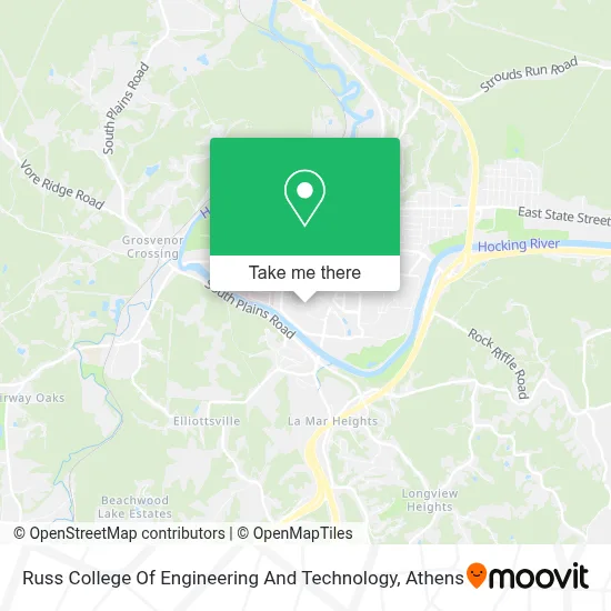 Russ College Of Engineering And Technology map