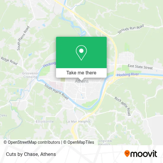 Cuts by Chase map