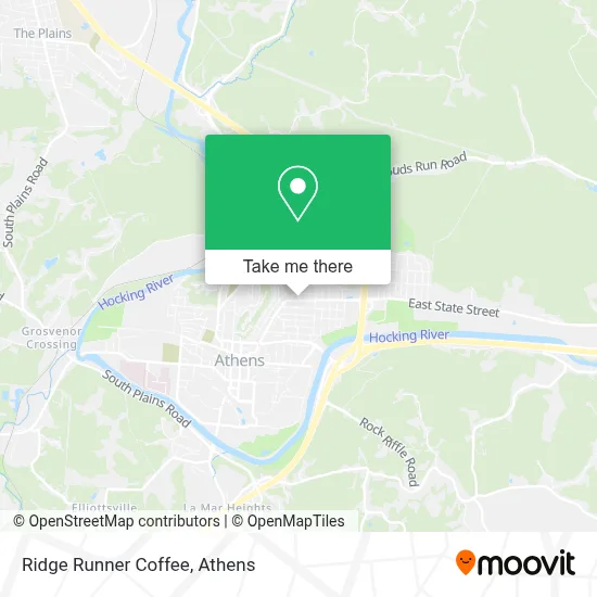 Ridge Runner Coffee map