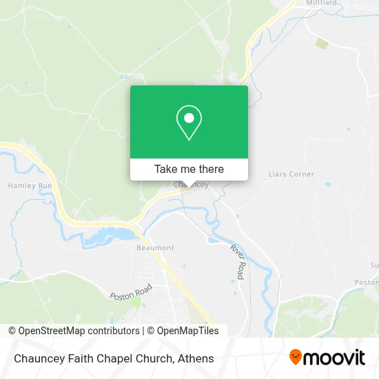 Chauncey Faith Chapel Church map