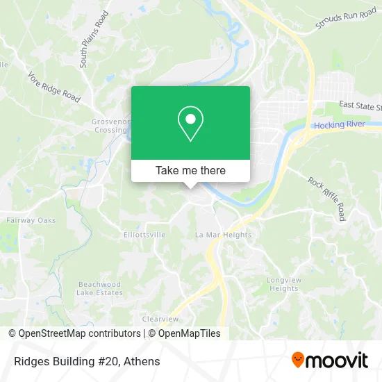 Ridges Building #20 map