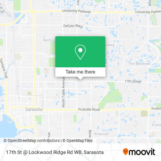 17th St @ Lockwood Ridge Rd WB map