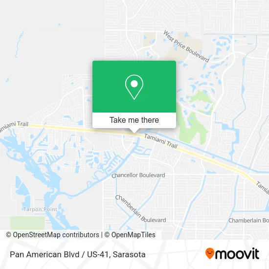 Pan American Blvd / US-41 map