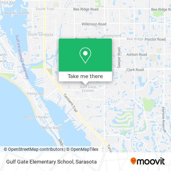Mapa de Gulf Gate Elementary School