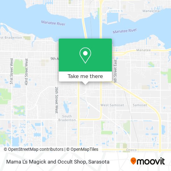 Mama L's Magick and Occult Shop map