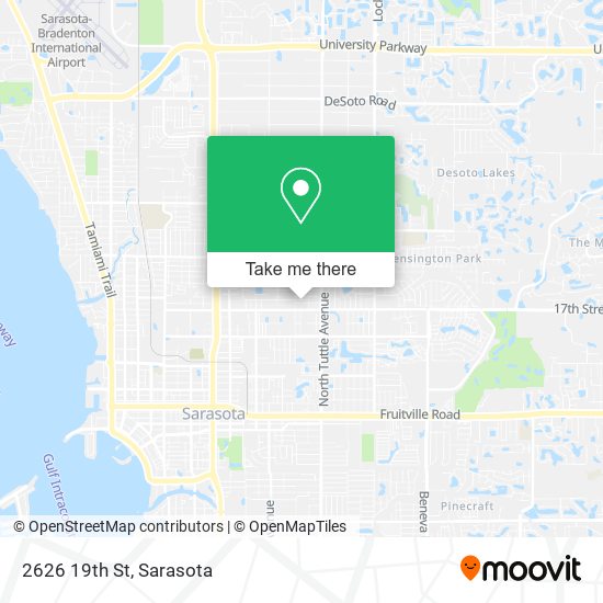 Mapa de 2626 19th St