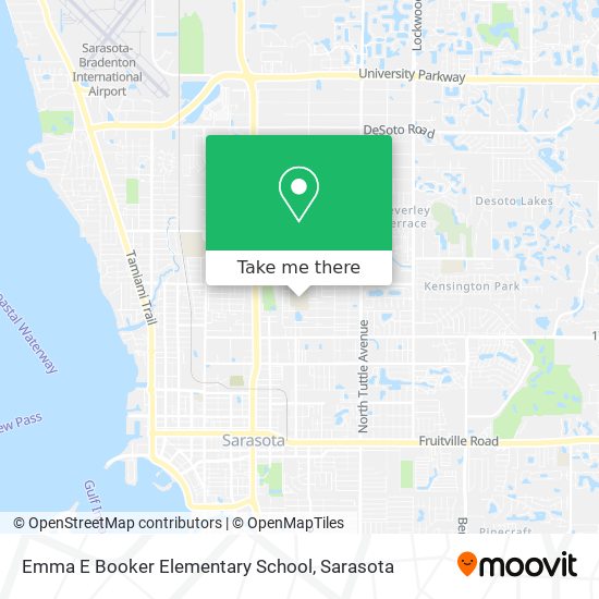 Emma E Booker Elementary School map