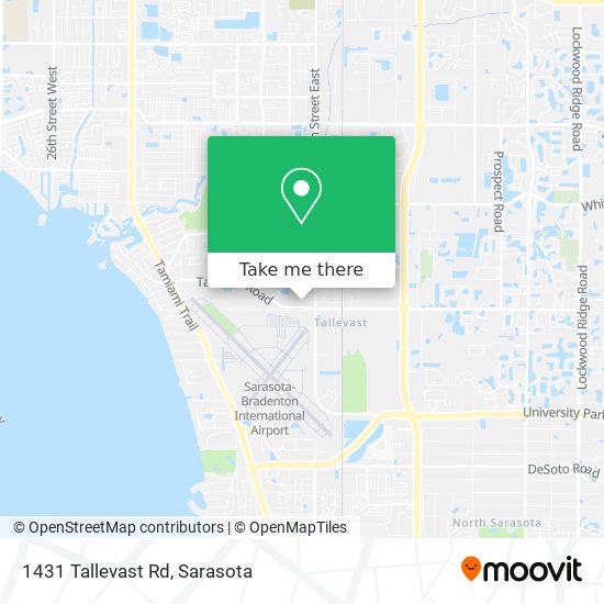 Mapa de 1431 Tallevast Rd