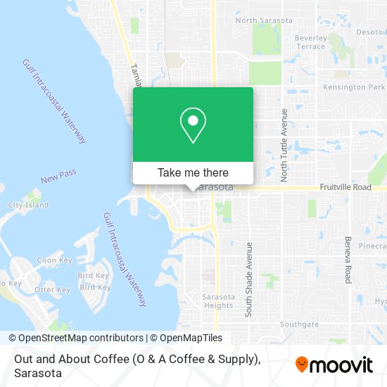 Mapa de Out and About Coffee (O & A Coffee & Supply)