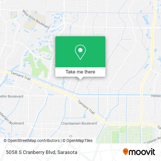 5058 S Cranberry Blvd map