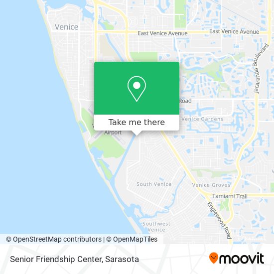 Senior Friendship Center map