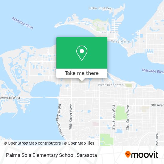 Palma Sola Elementary School map