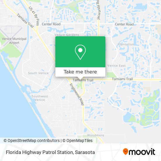 Florida Highway Patrol Station map