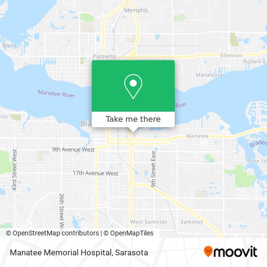 Mapa de Manatee Memorial Hospital