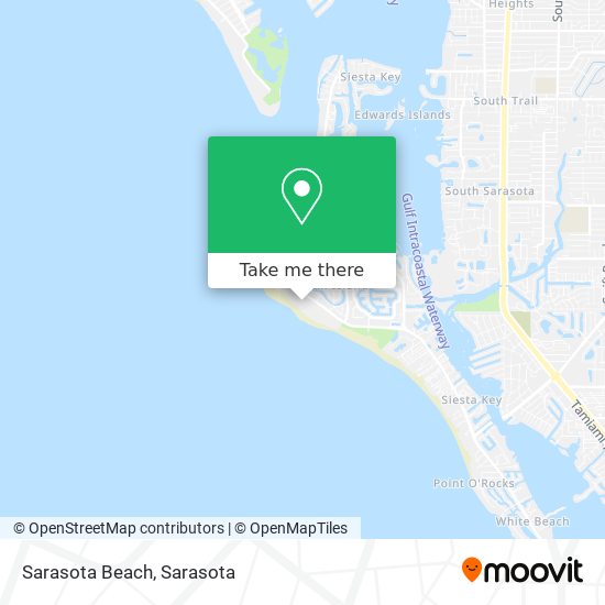 Sarasota Beach map