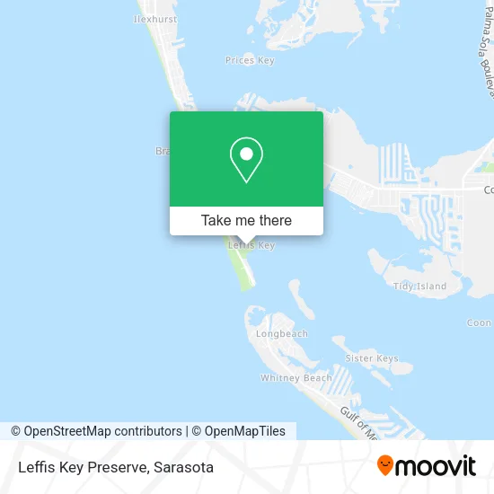 Leffis Key Preserve map