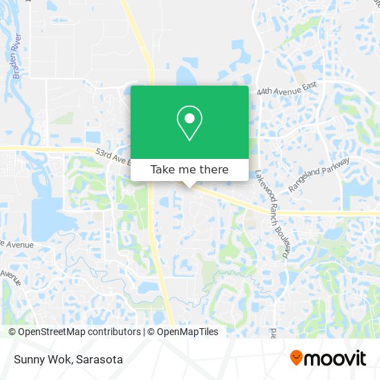 Mapa de Sunny Wok
