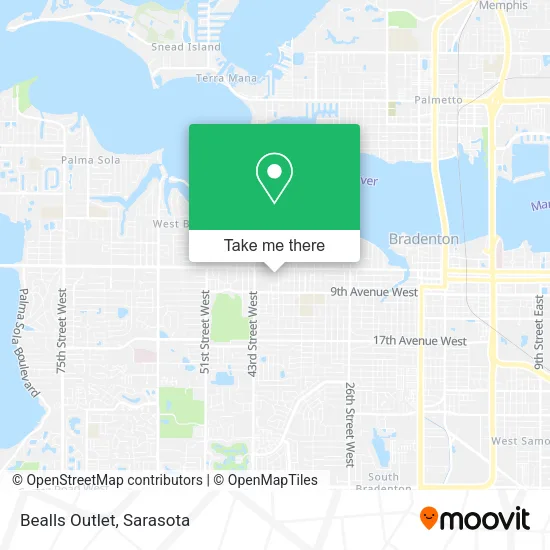 Bealls Outlet map