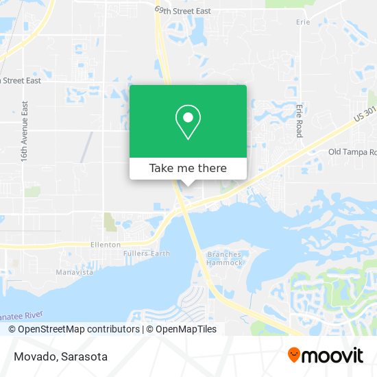 Movado map