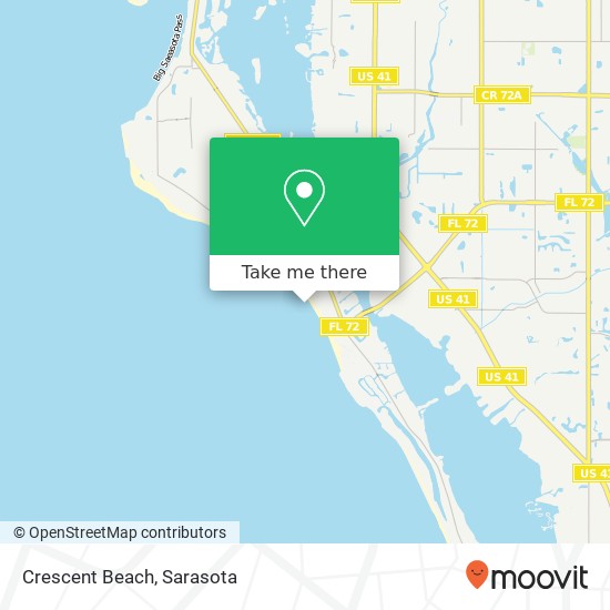 Crescent Beach map