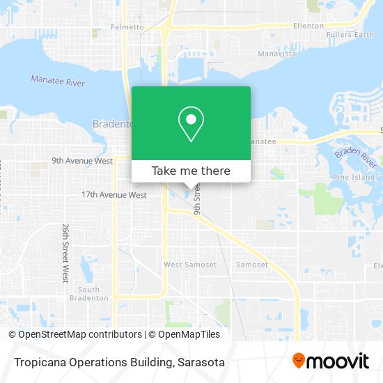 Tropicana Operations Building map