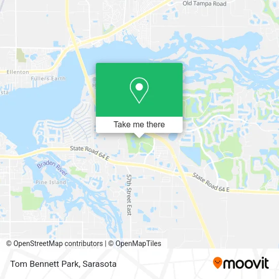Tom Bennett Park map