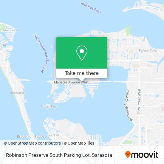 Mapa de Robinson Preserve South Parking Lot