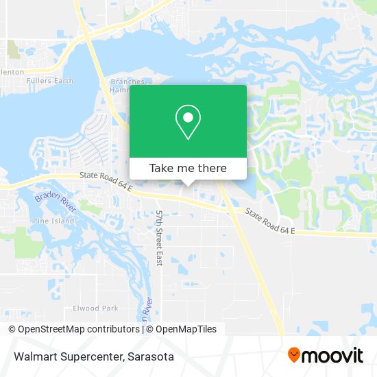 Walmart Supercenter map