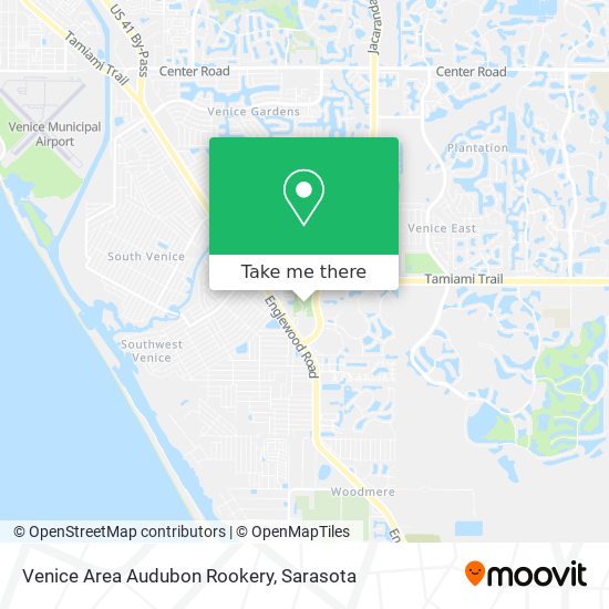Venice Area Audubon Rookery map