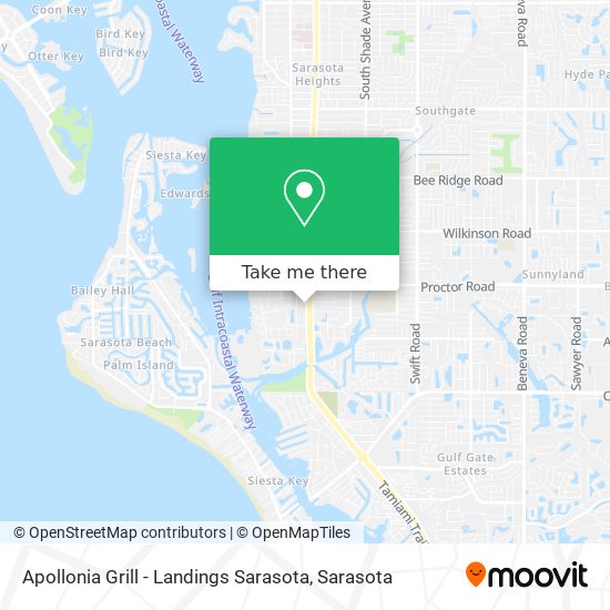 Apollonia Grill - Landings Sarasota map