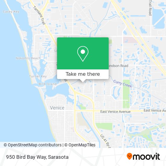 Mapa de 950 Bird Bay Way