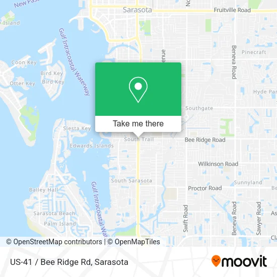 US-41 / Bee Ridge Rd map