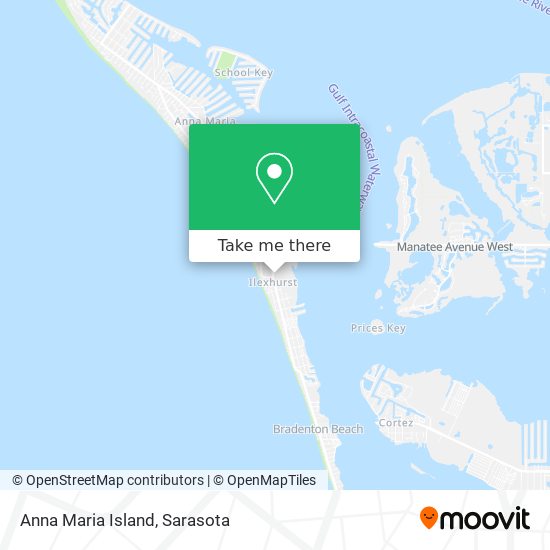 Mapa de Anna Maria Island