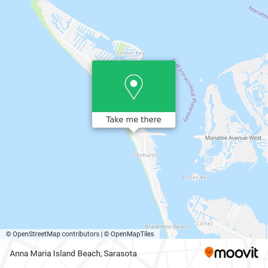 Mapa de Anna Maria Island Beach