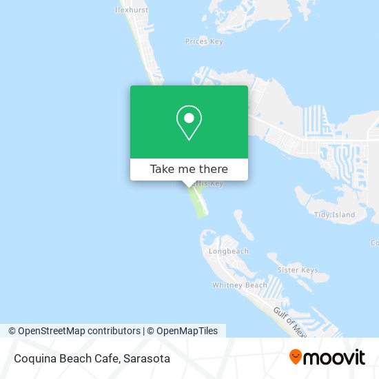 Coquina Beach Cafe map