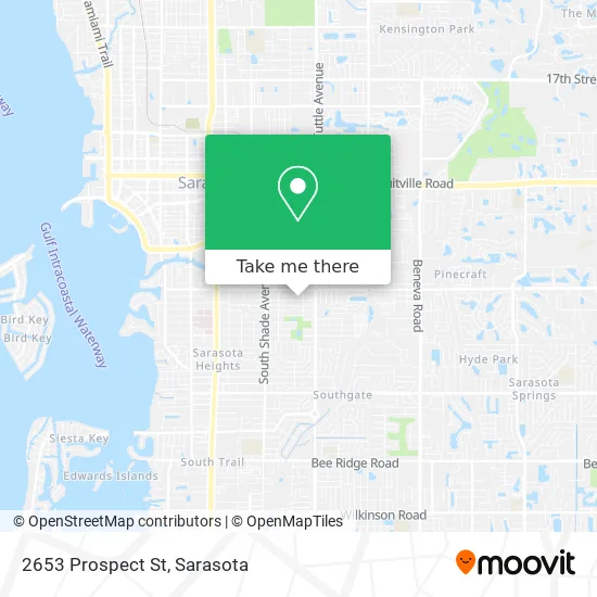 2653 Prospect St map